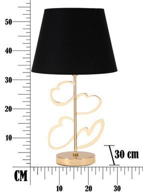Namizna svetilka Glam Harts, Zlate