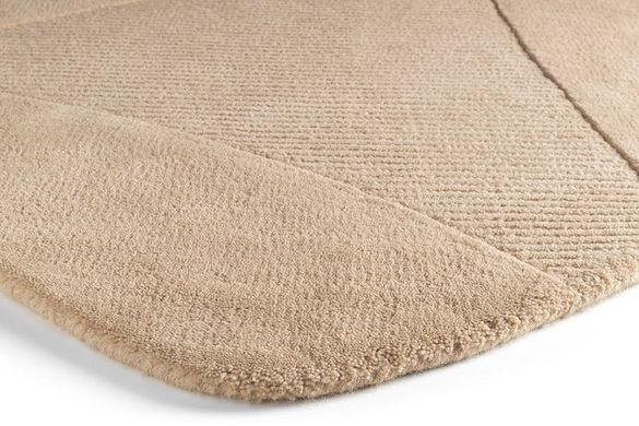 Vuneni Tepih Piana Stone Dark Beige, Bež, 200x290 cm, Handmade