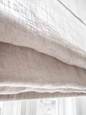 Rimska zavesa &scaron;ir. 160 cm Linen Muslin 2 barve, Bež, Desno, 160 cm