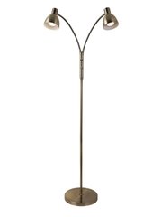 Hudson  2-arm Stehlampe, Bronzefarbe