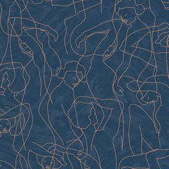 Tapeta Soleado Model Lines (8 boja), Tamno plava, Kolekcija Soleado