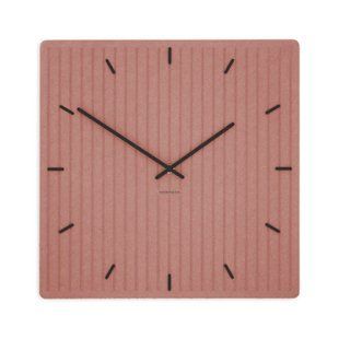 Zidni sat Luxhora Lineara Red 11 boja kazaljki, Crna