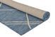 Preproga Terrace Azure White Lines, Modra, 200x290 cm, Outdoor | Indoor
