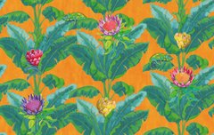 Mural Tapeta Breeze Fantasy Tree (3 Farben), Orange, Breeze-Kollektion