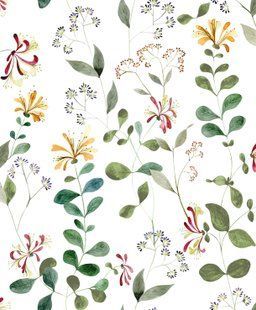Tapeta Chevrefeuille Sauvage, Krema, Le Beau Jardin