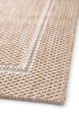 Tepih Grano Frame Amber, Bež, 160x230 cm, Outdoor | Indoor