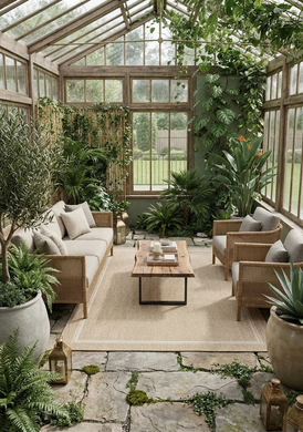 Tepih Grano Frame Amber, Bež, 160x230 cm, Outdoor | Indoor