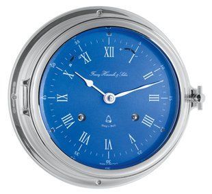 Stenska ura Nautical Classic Navy, Srebrna