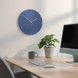 Zidni sat Luxhora Concentra Dark Blue 10 boja kazaljki, Bijela