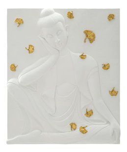 Zidni ukras Buddha, Zlatna