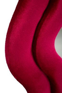 Zidno ogledalo Emily Velvet Fuchsia, Fuksija, Pravokutni