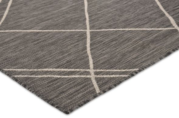 Preproga Terrace Anthracite Light Lines, Antracit, 200x290 cm, Outdoor | Indoor