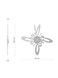 Zidni sat Harmonic 3 boje, Crna
