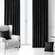 Blackout dekor tkanina Velvet Black crna vis. 2,80 m, Crna