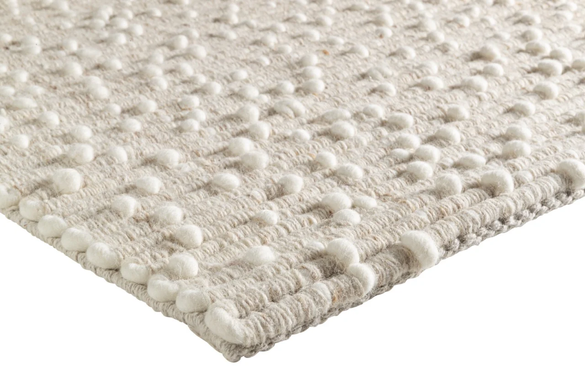 Vuneni Tepih Santorini Natural, Bež, 160x230 cm, Handmade