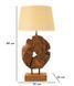 Lampada Teak Da Tavolo Kepala, Rjava