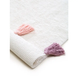 Perljiva otro&scaron;ka preproga Malu Rose Lilac, Bela, 150x220 cm