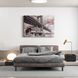Zidni ukras Vintage bridge, Siva, 70 cm x 100 cm