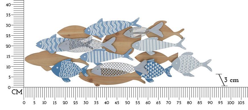 Zidni ukras Fish Sea, &Scaron;arena