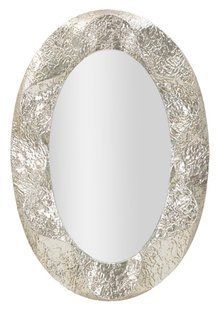 Ogledalo Argelux Oval, Srebrna, Ovalni