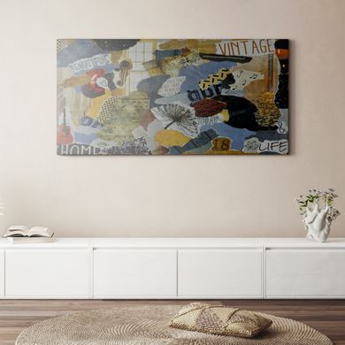 Stenska dekoracija Vintage Life, Večbarvna, 40 cm x 80 cm
