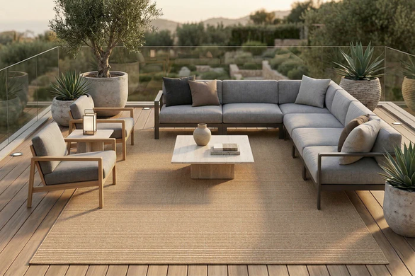 Tepih Oasis, Sand, 160x230 cm, Outdoor | Indoor