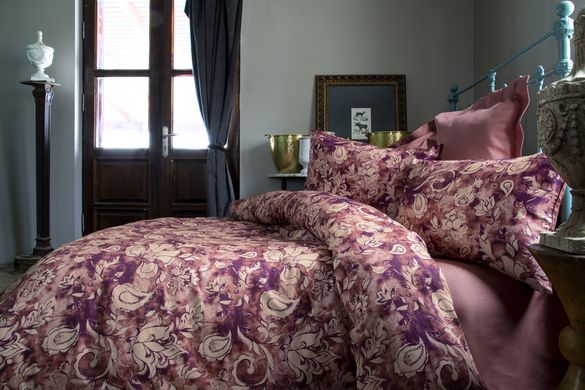 Set posteljine s plahtom Exclusive Amarante, Family (160x220 cm x2)