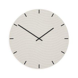 Zidni sat Luxhora Rivella White 11 boja kazaljki, Crna