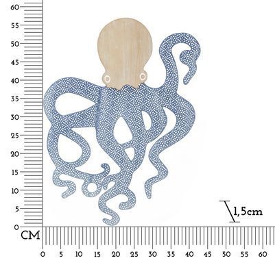 Zidni ukras Octopus, &Scaron;arena