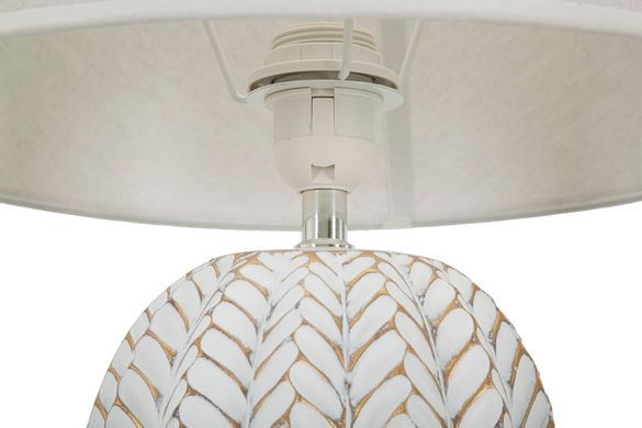 Stolna lampa Leaf, Bijela