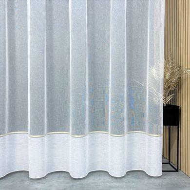 Tkanina za zavjese Markizeta Natural bijela vis. 3,0 m, Bijela