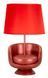 Namizna svetilka Midcentury Red, Rdeča