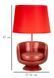 Namizna svetilka Midcentury Red, Rdeča