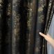 Dekorativna tkanina Velvet Glam Black črna vi&scaron;. 3,00 m, Črna