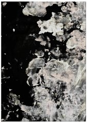 Teppich Late Shower Black Puddle, 120x170 cm