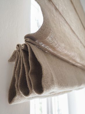 Rimska zavesa &scaron;ir. 100 cm Linen Rustic, Bež, Desno, 140 cm