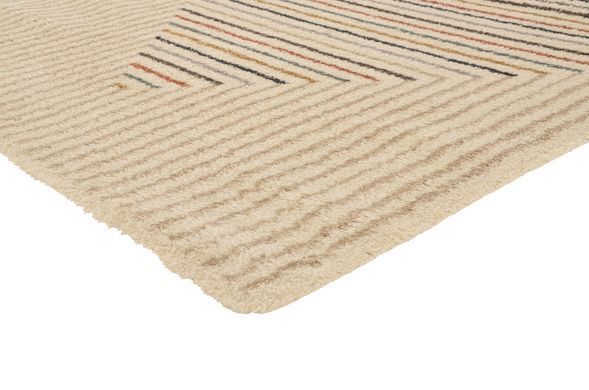 Tepih City Shag Cream Lines, Krema, 160x230 cm
