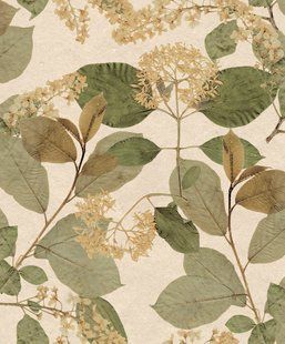 Tapeta Castanum 4 boje, Zelena, Herbarium
