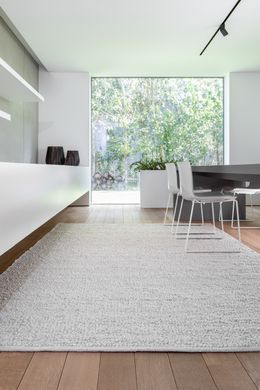 Volnena Preproga Ferrara Ivory Mix, Svetlo siva, 160x230 cm, Handmade