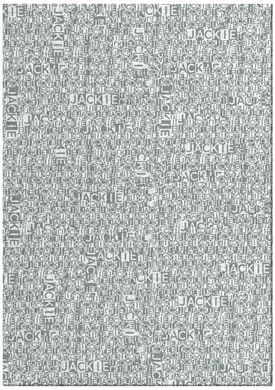 Teppich Jackie Green and White, Grun, 140x200 cm