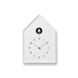Zidni sat Birdhouse Cuckoo 2 boje, Bijela