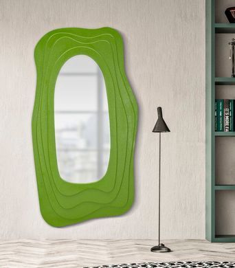 Stensko ogledalo Dafne Green, Zelena, Nepravilni