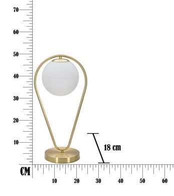 Namizna svetilkaglamy Drop, Zlate