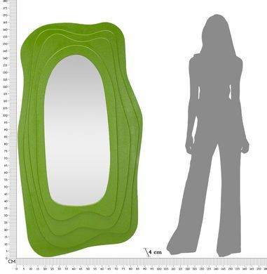 Stensko ogledalo Dafne Green, Zelena, Nepravilni