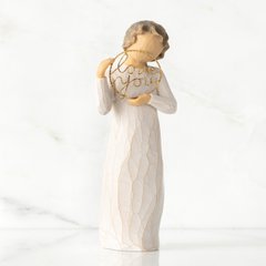 Ukrasna figurica "Volim te", 14 cm