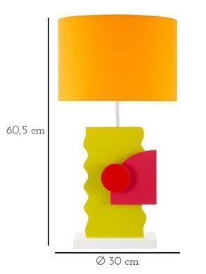 Namizna svetilka Color -B-, Večbarvna
