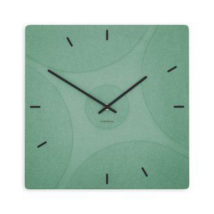 Zidni sat Luxhora Quadriva Mint Green 11 boja kazaljki, Crna