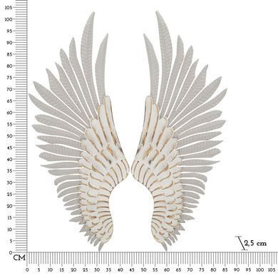 Stenska dekoracija Ali Natural Coppia, Bela