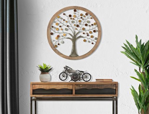 Zidni ukras Albero Della Vita Mirror, Bež