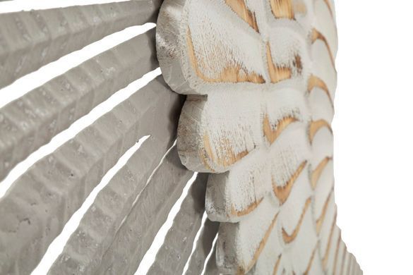 Stenska dekoracija Ali Natural Coppia, Bela